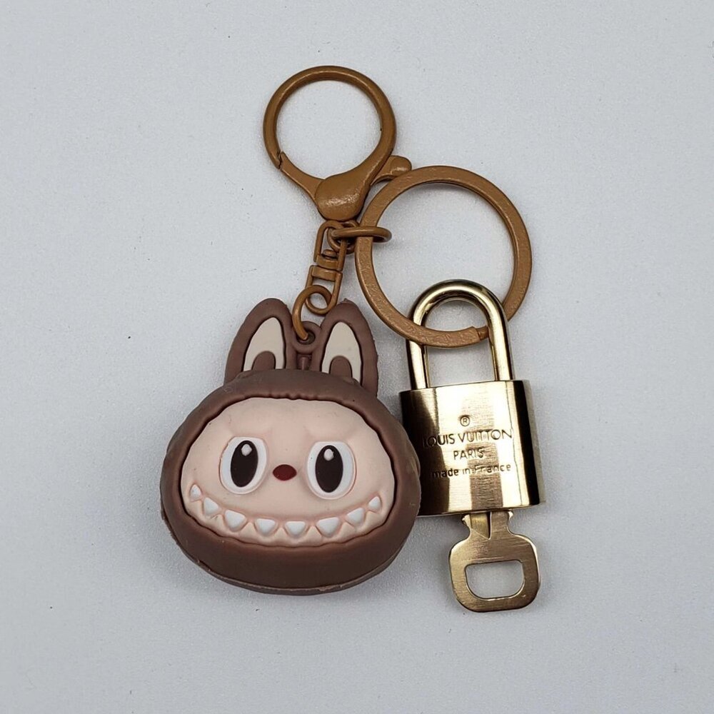 Authentic Louis Vuitton Lock & Key with Labubu Head Keychain, Keycharm - Picture 8 of 8